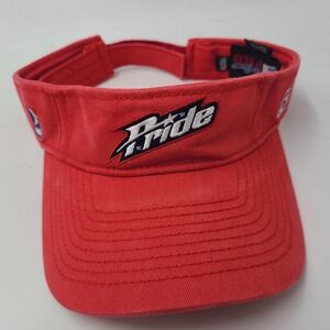 Youth USSSA Pride Visor Hat Adjustable The Game Red NPF Logo Softball Fast Pitch